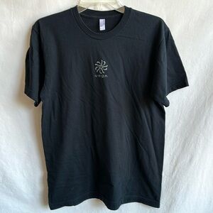 American Apparel black Vega tee, size M
